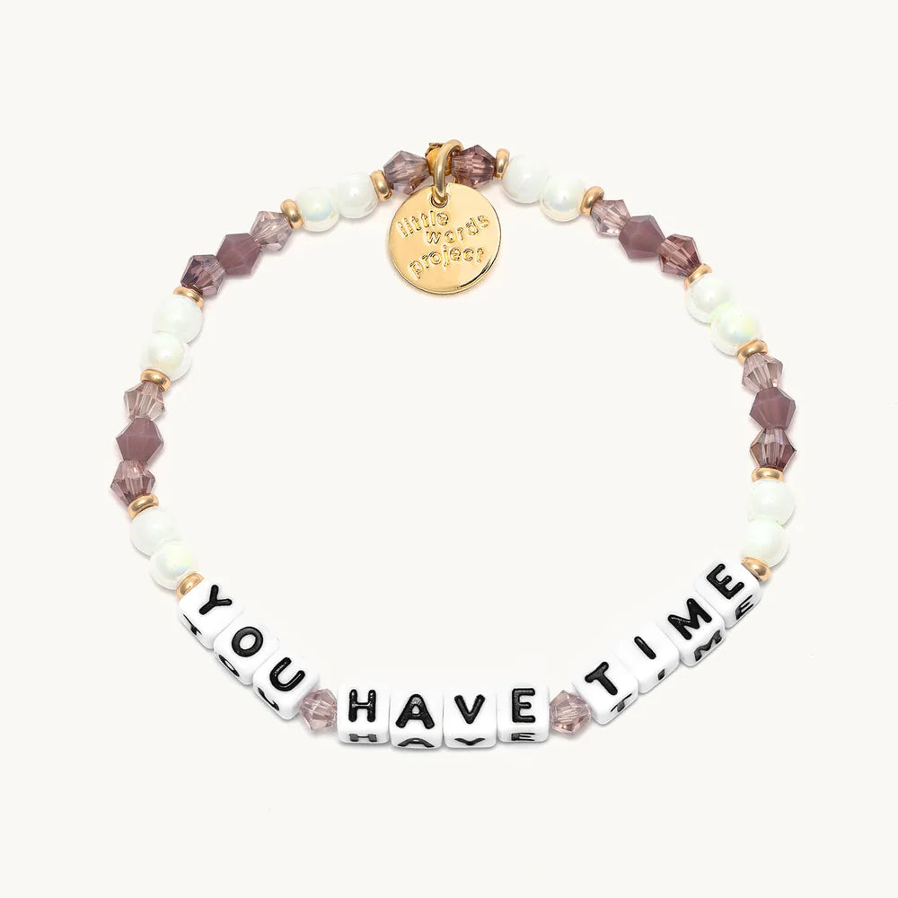 Multi-stone bracelet-LITTLE WORDS BRACELET - YOU HAVE TIME