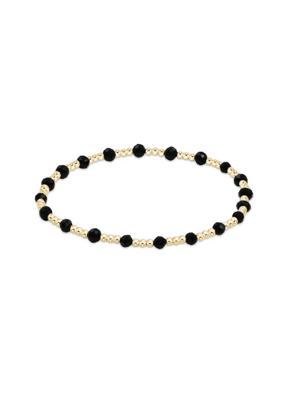 Moon phase bracelet-SINCERITY PATTERN BRACELET - FACETED ONYX