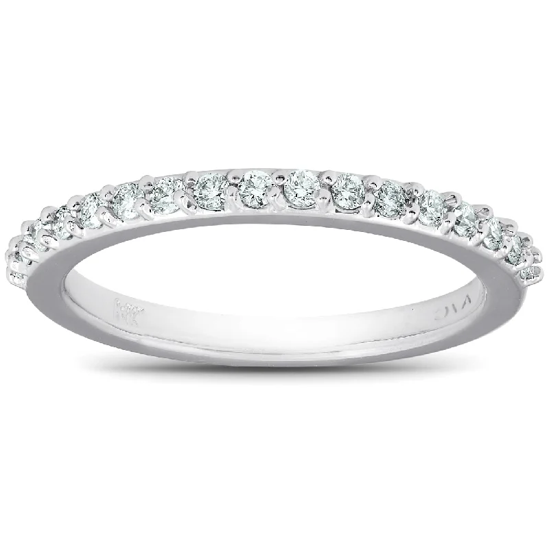 Sunflower design ring-1/4Ct Diamond Ring Matching Engagement Band 17-Stone 14k White Gold