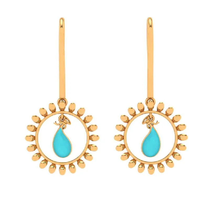 Knotted love earrings-18k Gold Casual Earrings