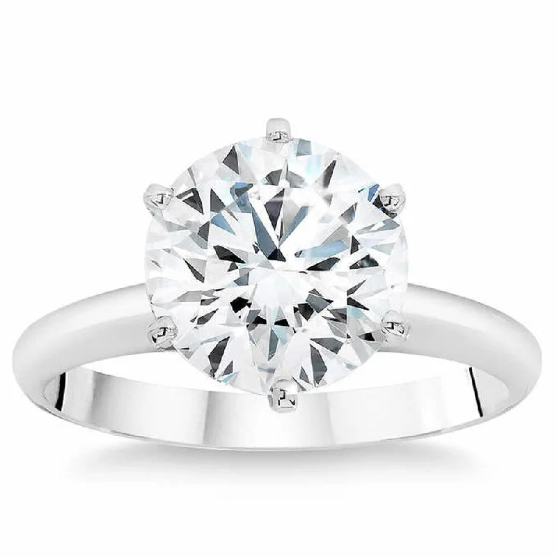 Hexagon shaped ring-2.50 Ct Diamond Solitaire Engagement Ring IGI Certified Lab Grown SZ 7