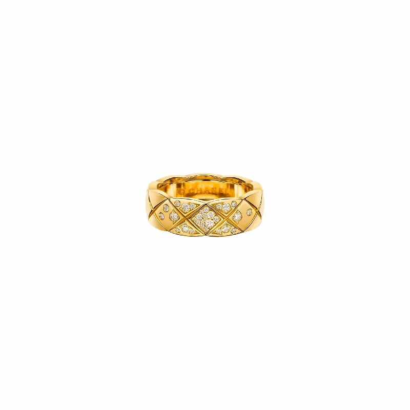 Antique gold band ring-Coco Crush Ring