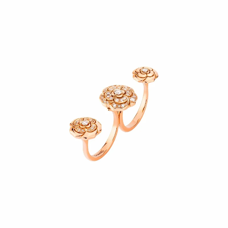 Rose gold infinity ring-Extrait de Camélia Transformable Ring