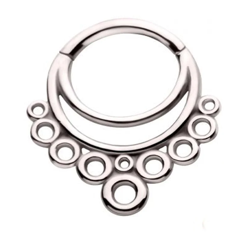 Adjustable hoop earrings-Cirque Hinged Segment Ring