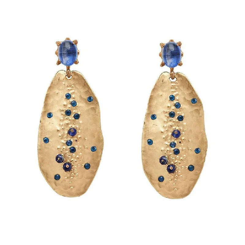 Cushion cut earrings-Cypress Kyanite Earrings